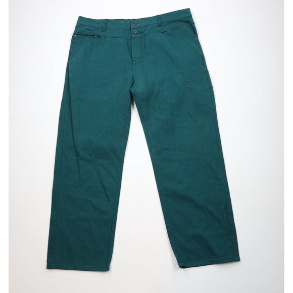 NOS Vtg 90s Marithe Francois Girbaud Mens 42x32 Relaxed Straight Wide Leg Jeans
